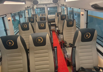 17 Seater Tempo Traveller on rent